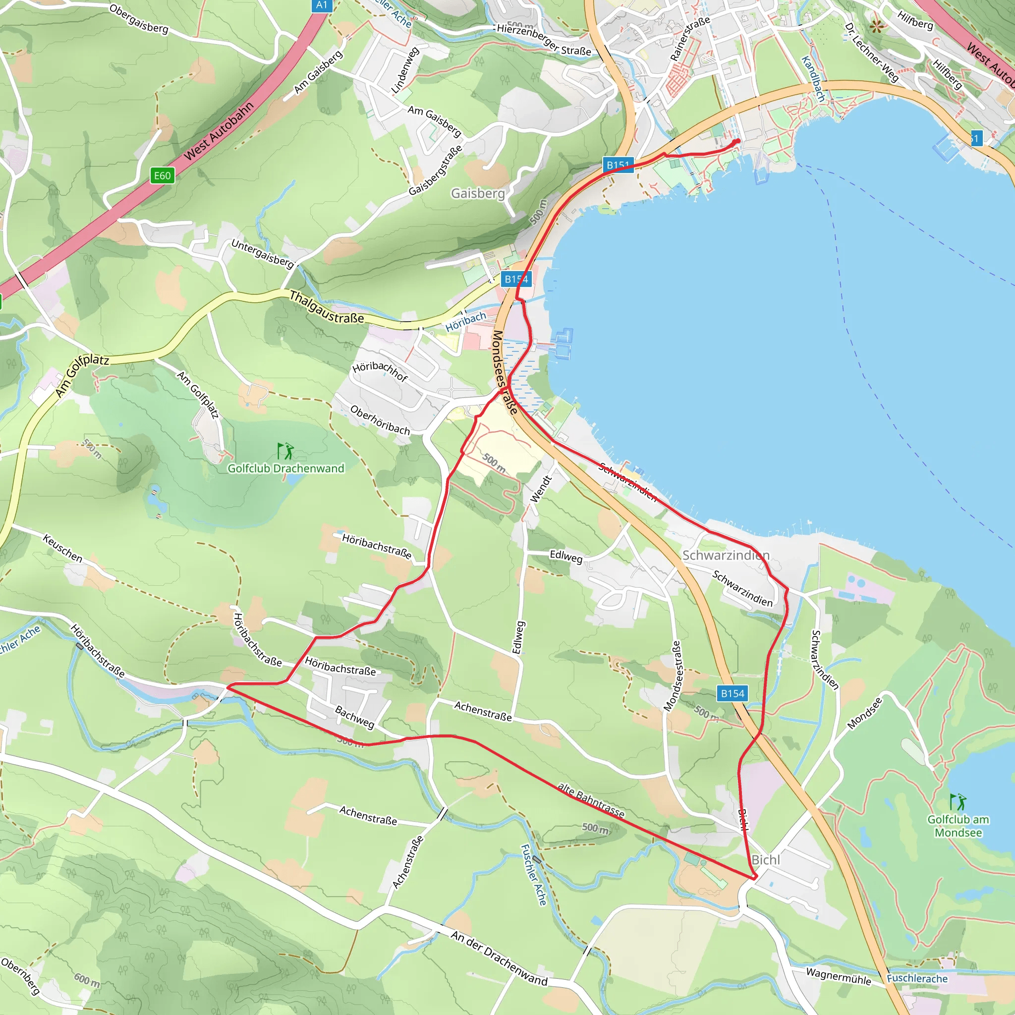 St Lorenz Loop Hike mobile static map