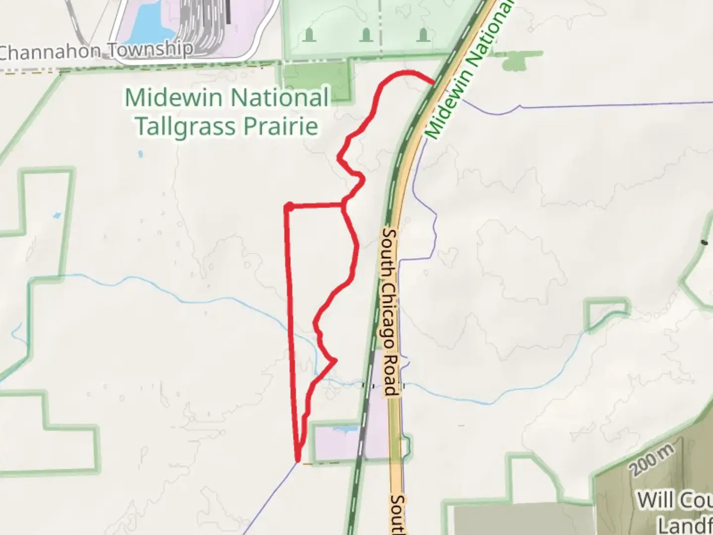 An image depicting the trail Henslow Loop Trail and its surrounding area.