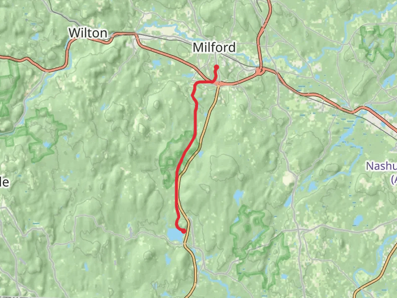 Potanipo Pond Trail from Milford