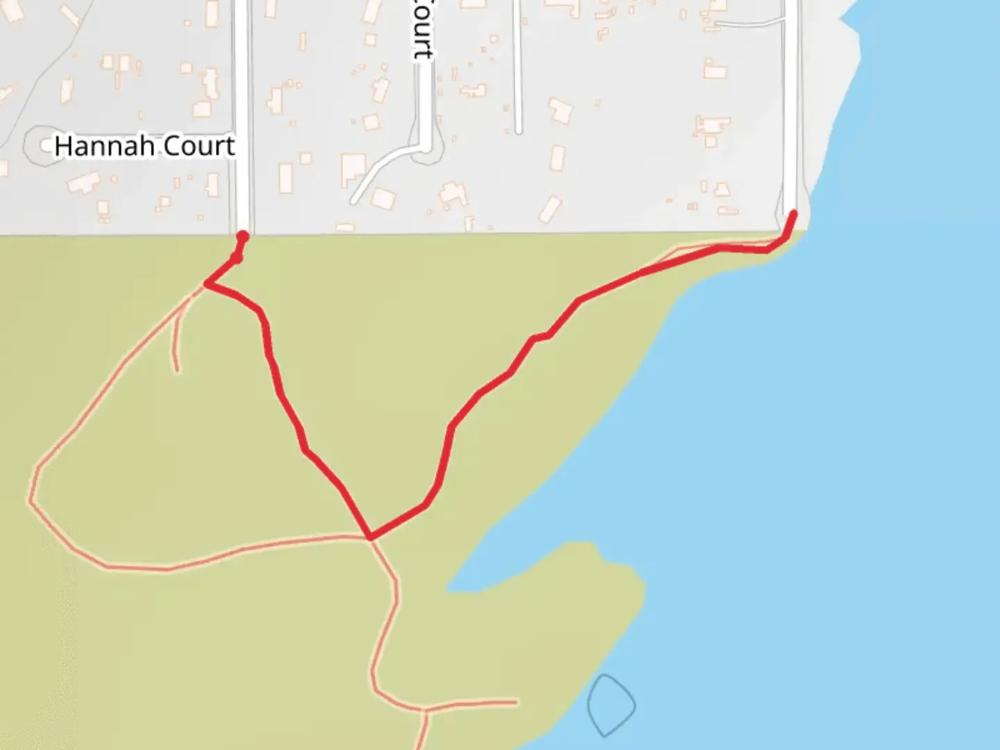 An image depicting the trail Ramsey Way and its surrounding area.