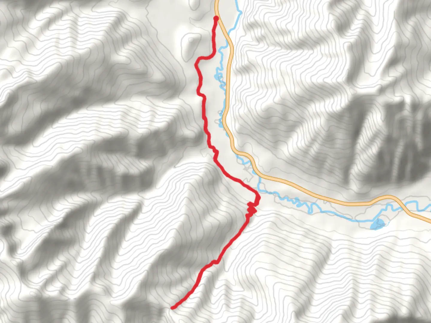 An image depicting the trail Napoleon Gulch Trail via Dry Creek Trail and its surrounding area.