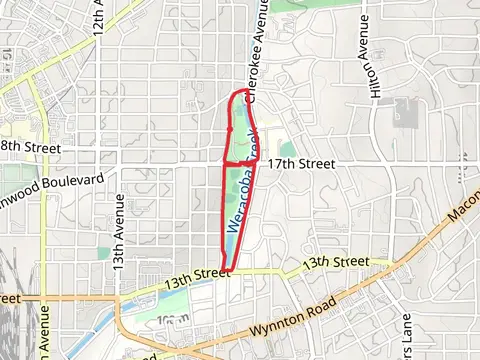 Loop around Weracoba Creek from Wild Wood Park
