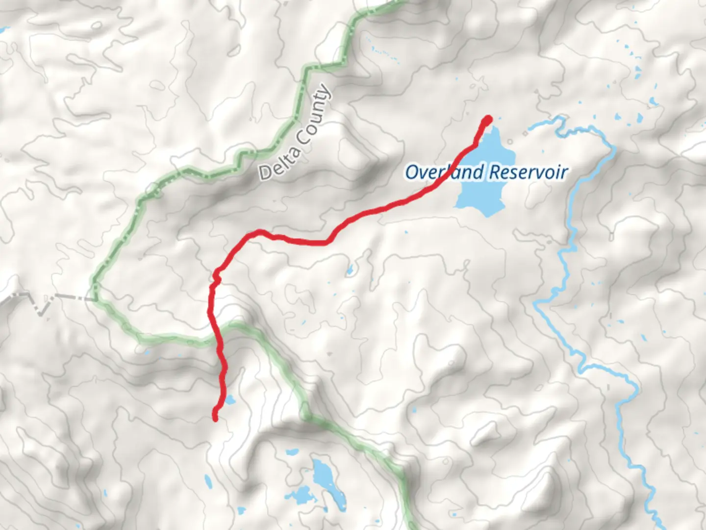 An image depicting the trail Elk Park Trail and its surrounding area.