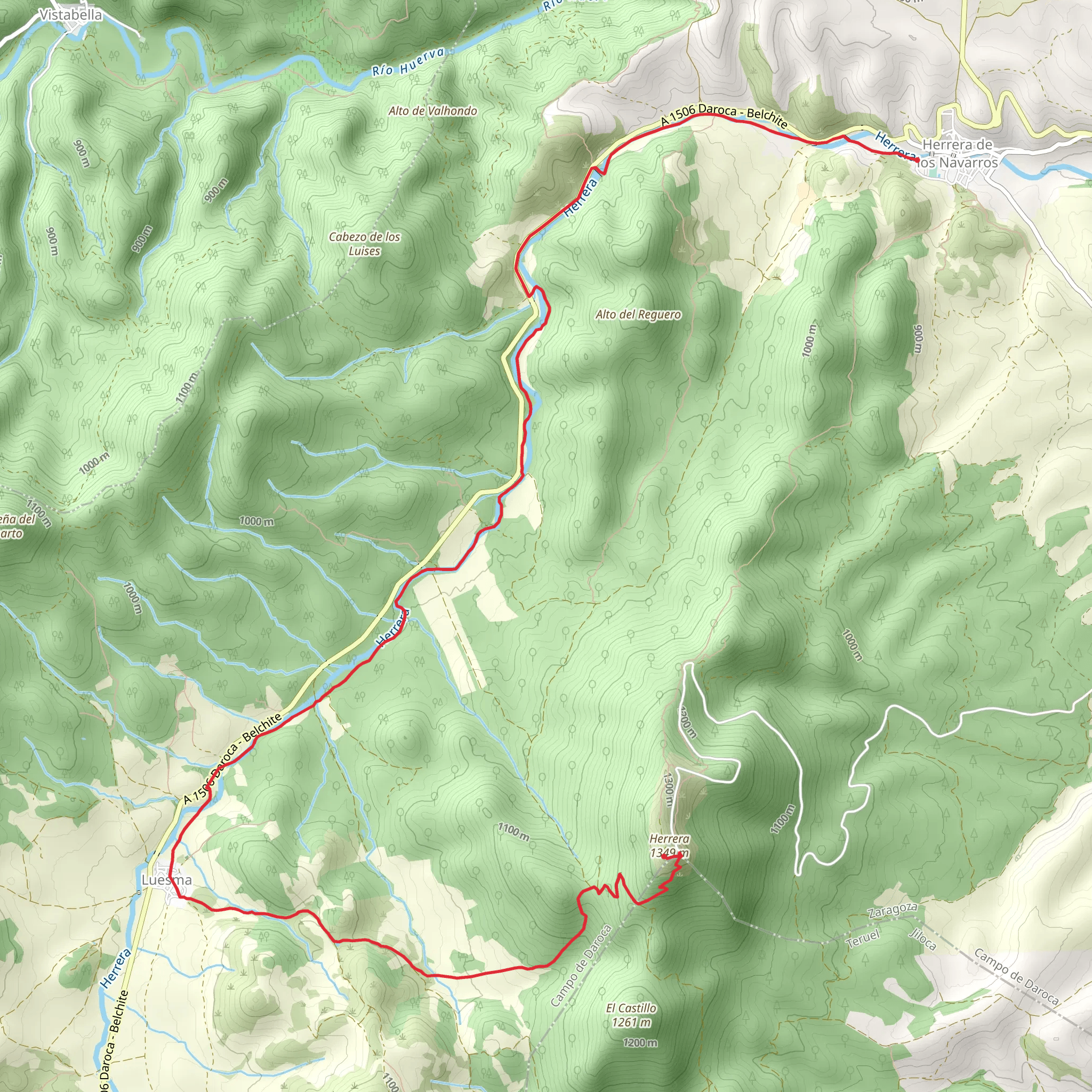 Herrera de los Navarros- Sanctuary of the Virgin of Herrera PR Z 53 mobile static map