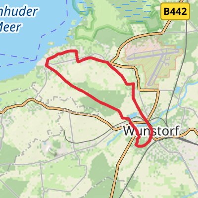 Wunstorf and Steinhude Loop mobile static map