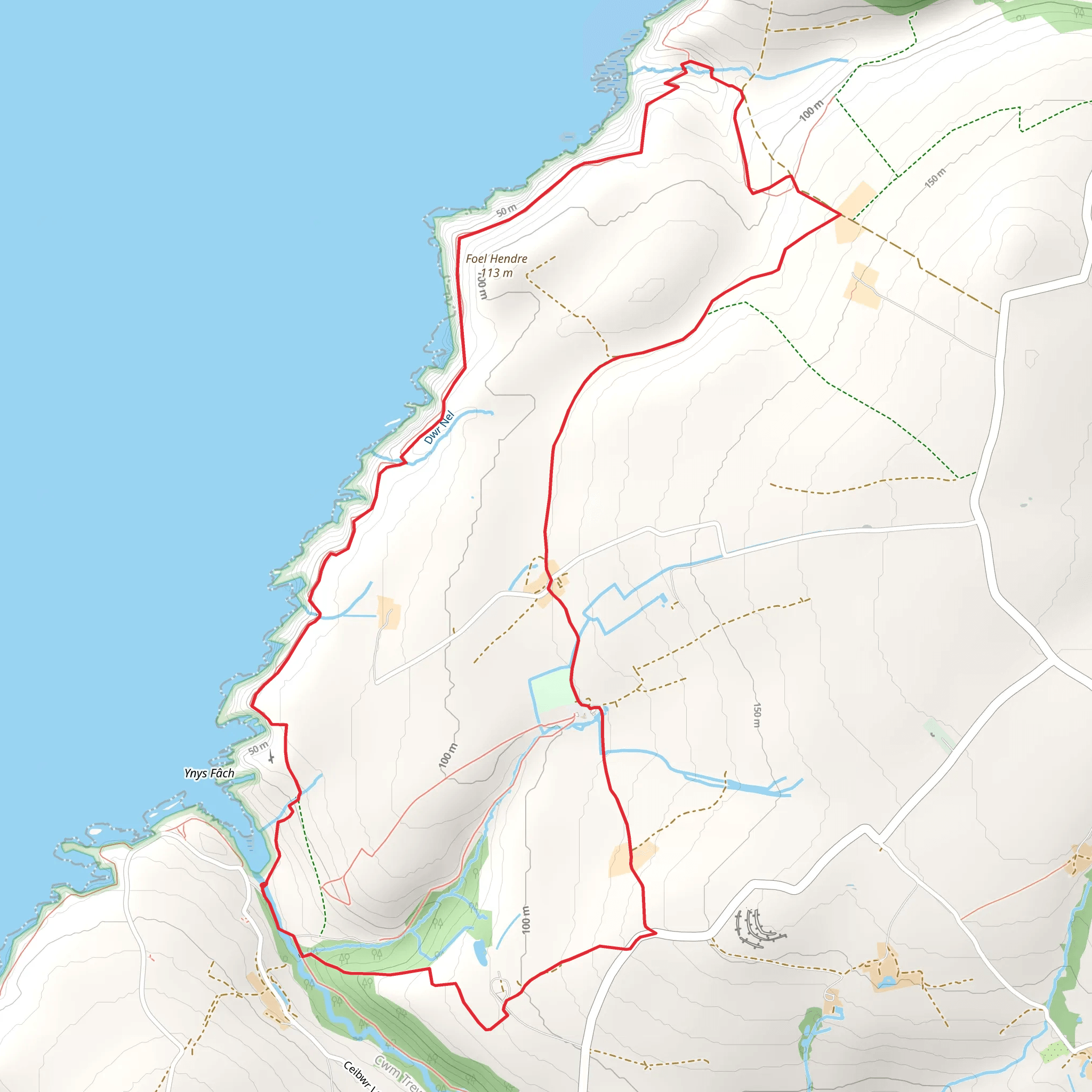 Ceibwr - Pwllgranant mobile static map