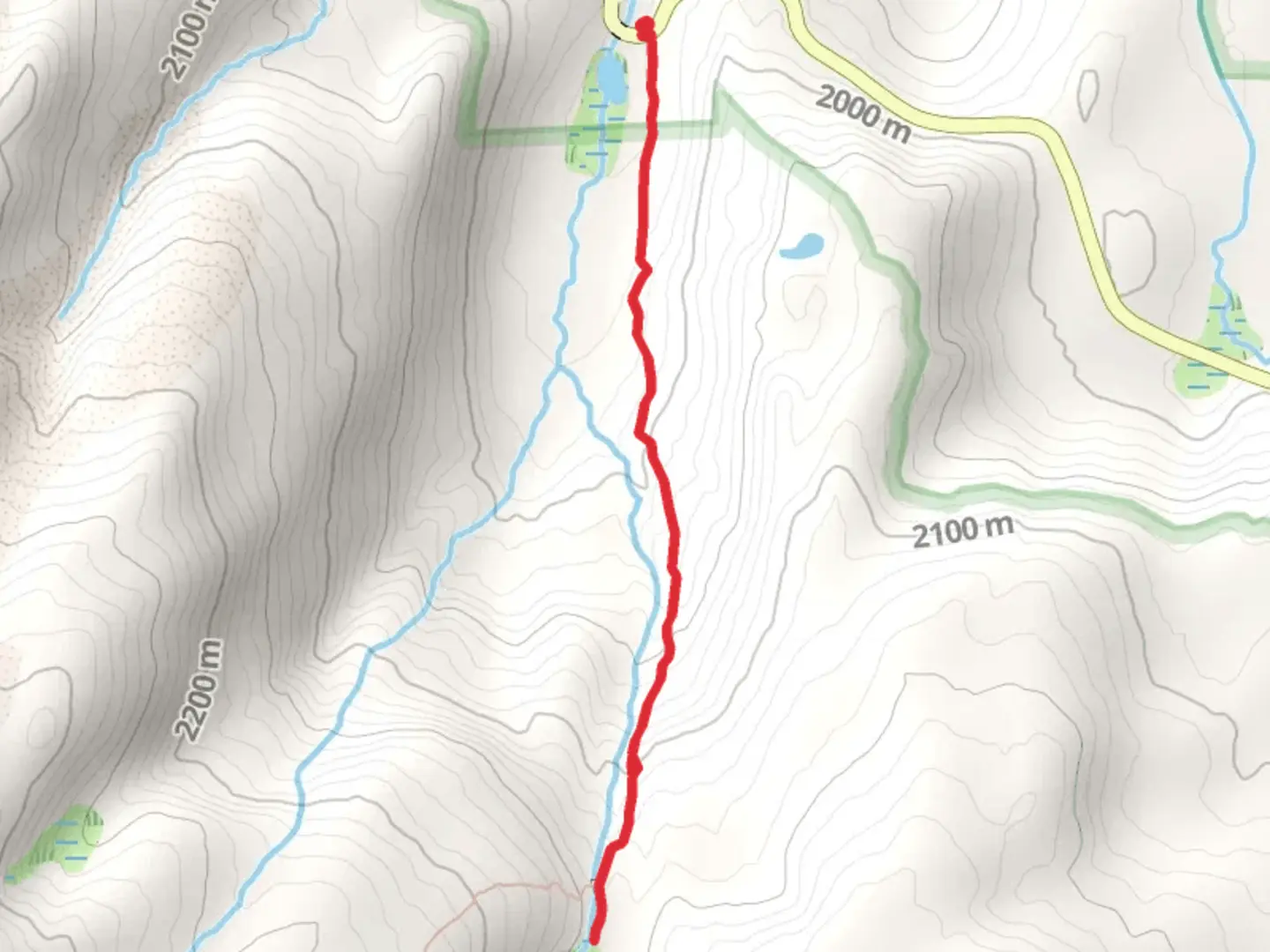 An image depicting the trail Paradise Meadows Trail from Lassen Peak Highway and its surrounding area.