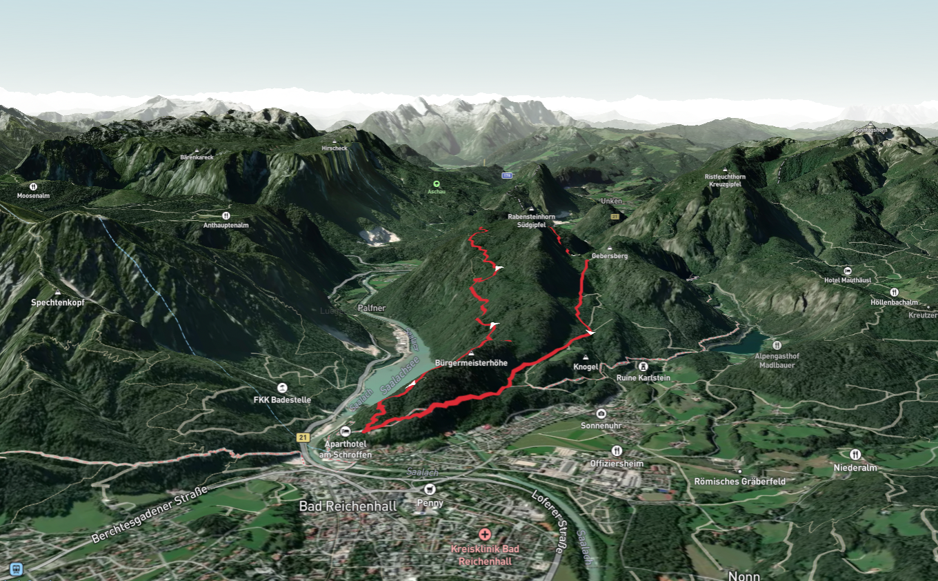 Bürgermeisterhöhe and Kugelbachalm Loop via Salzalpensteig