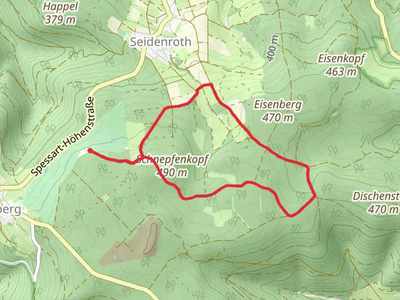 Alsberg and Roter Weg mobile static map