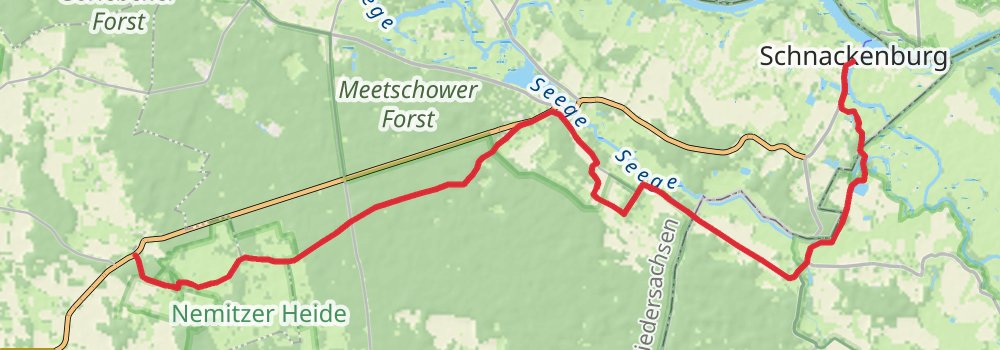 Wendland Rundweg stage 6 Map