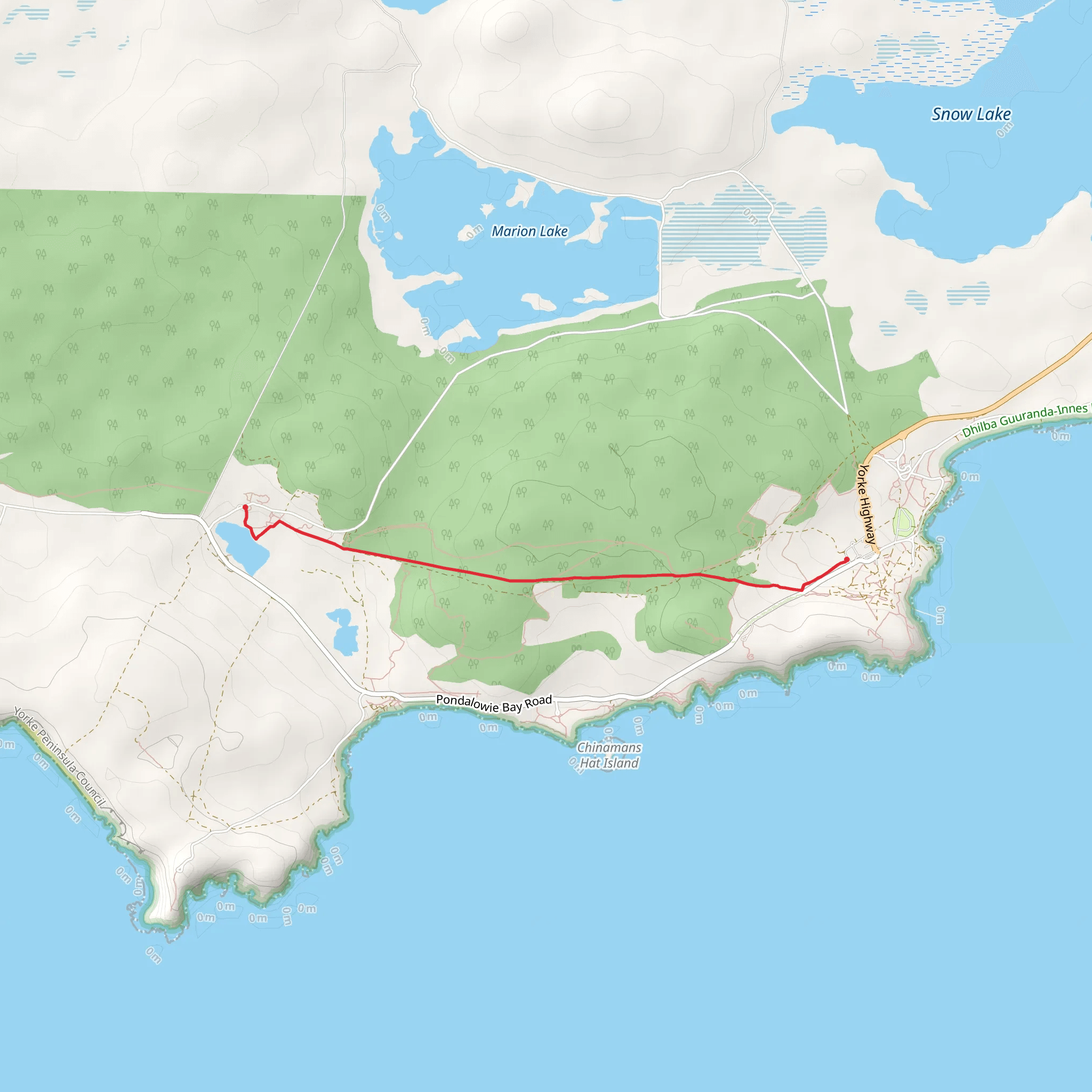 Thomson - Pfitzner Plaster Trail mobile static map