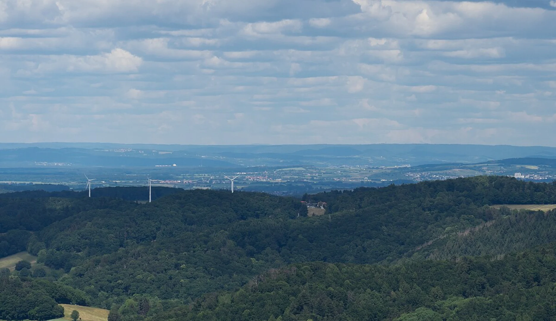 An image depicting the trail Melibokus and Zwingenberg Loop and its surrounding area.