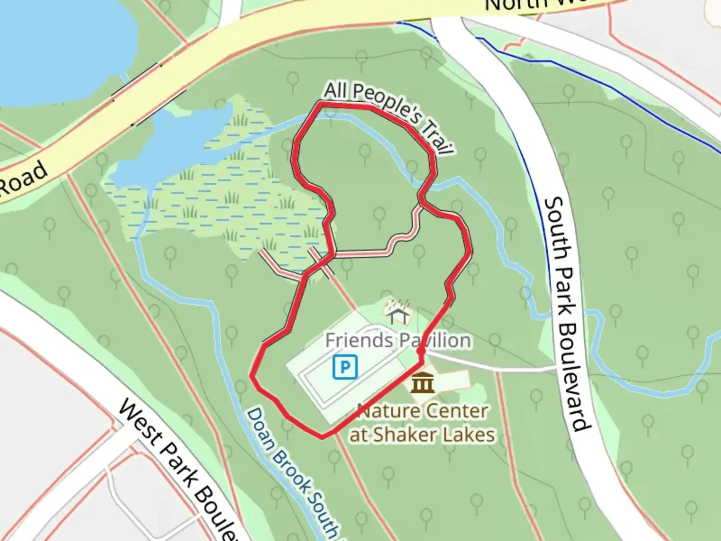 An image depicting the trail All People's Loop Trail and its surrounding area.
