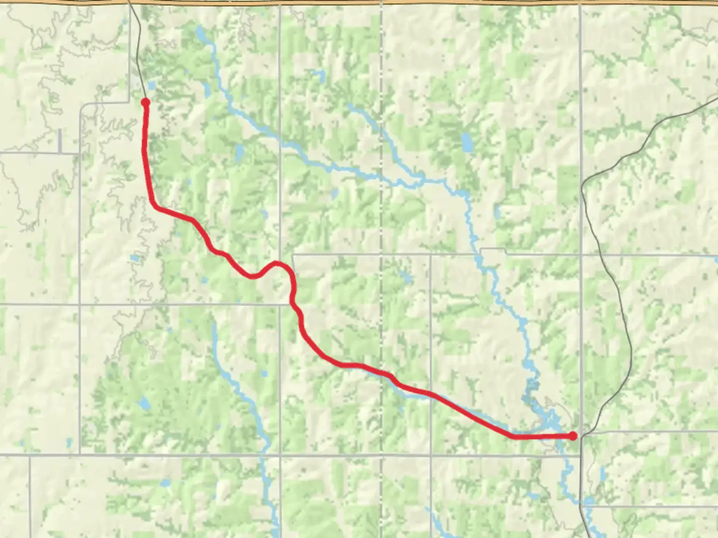 An image depicting the trail Oak Creek Trail and its surrounding area.