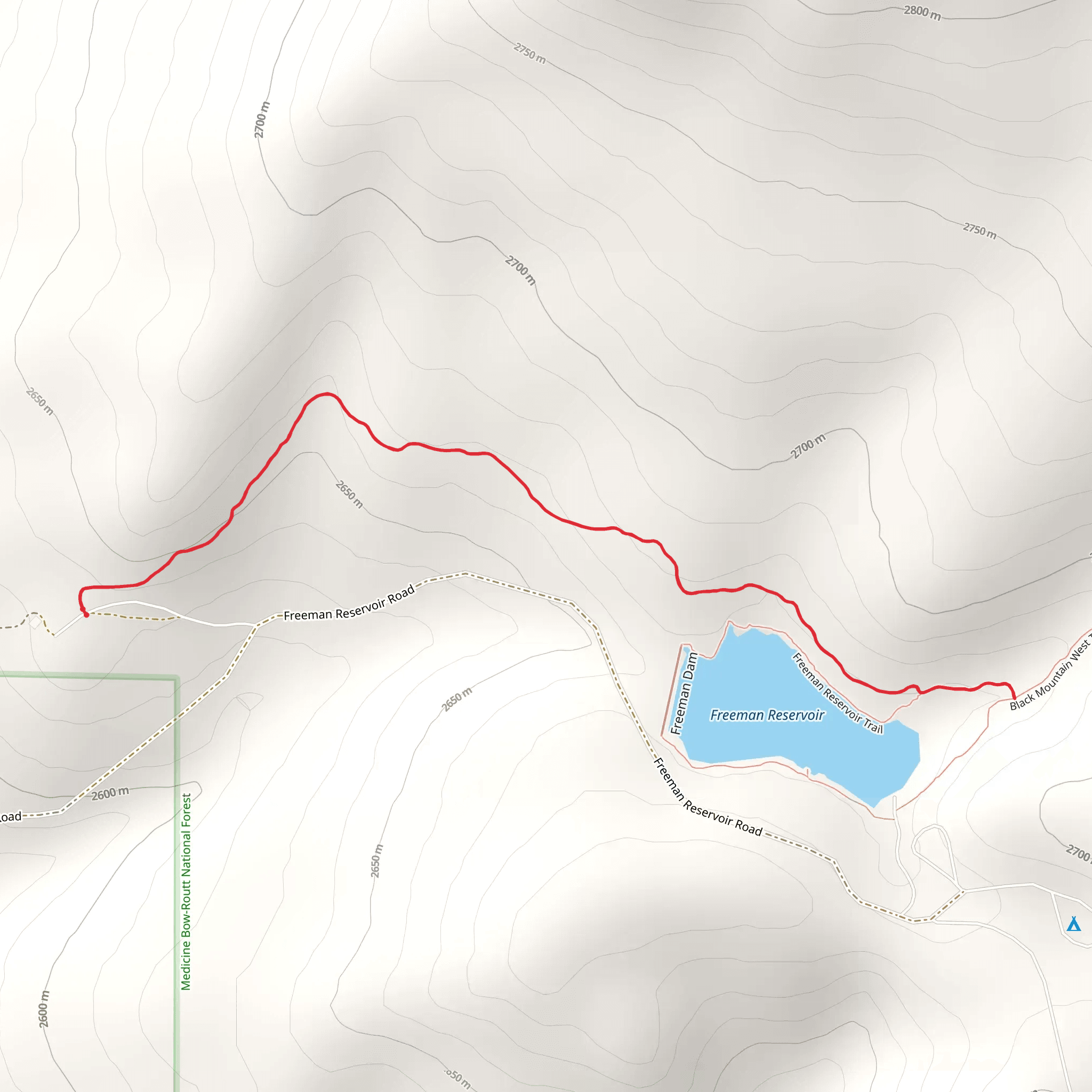 Sherman - Freeman Trail mobile static map