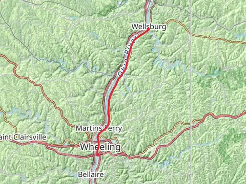 Ohio River - Brooke Pioneer Trail