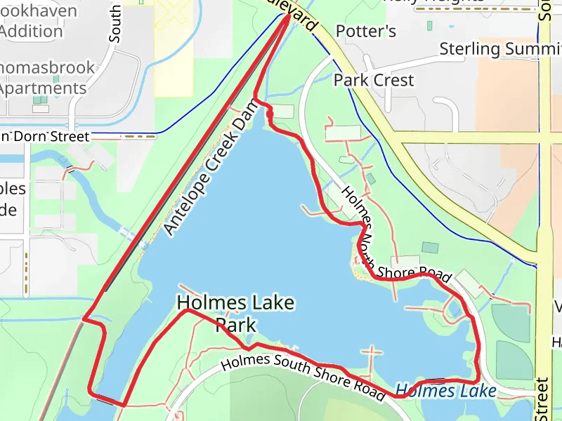 Antelope Creek - Holmes Lake Loop