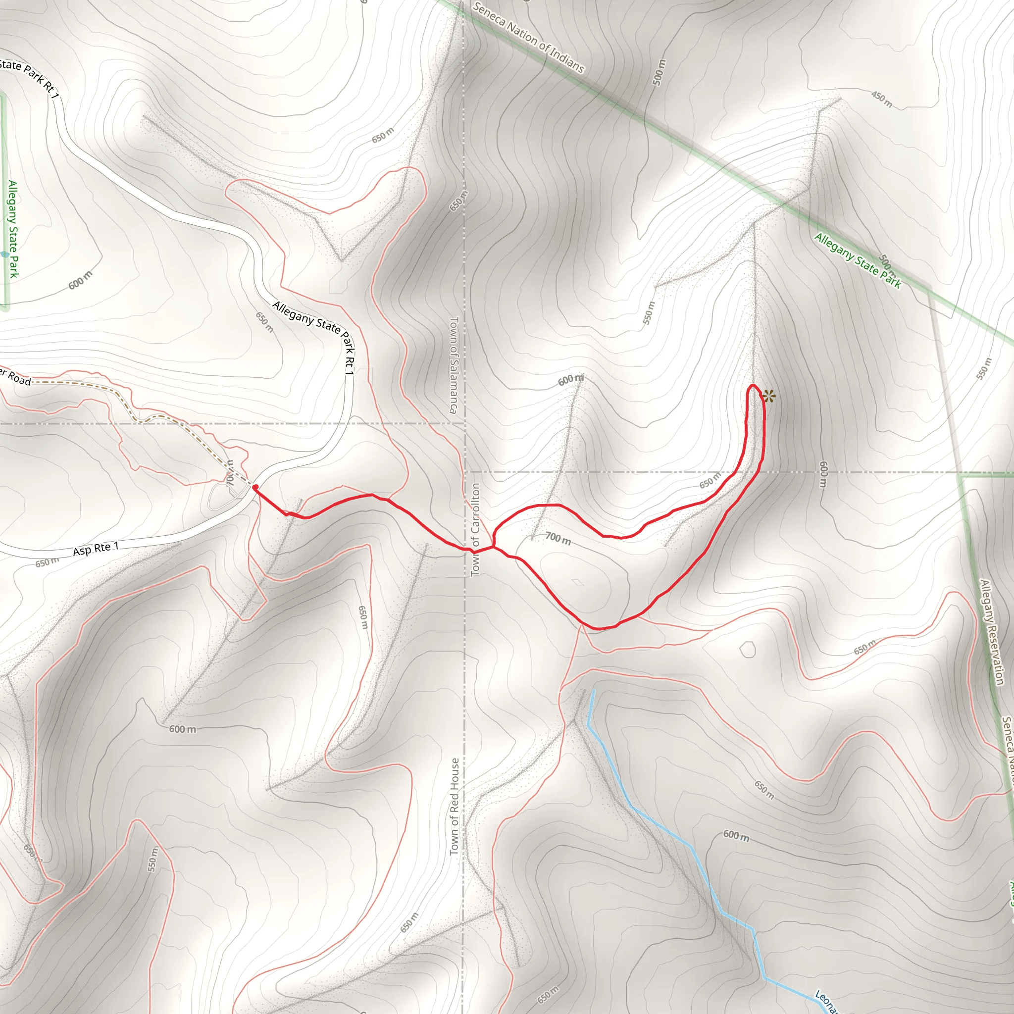 Lookout Tower near Bova Creek mobile static map