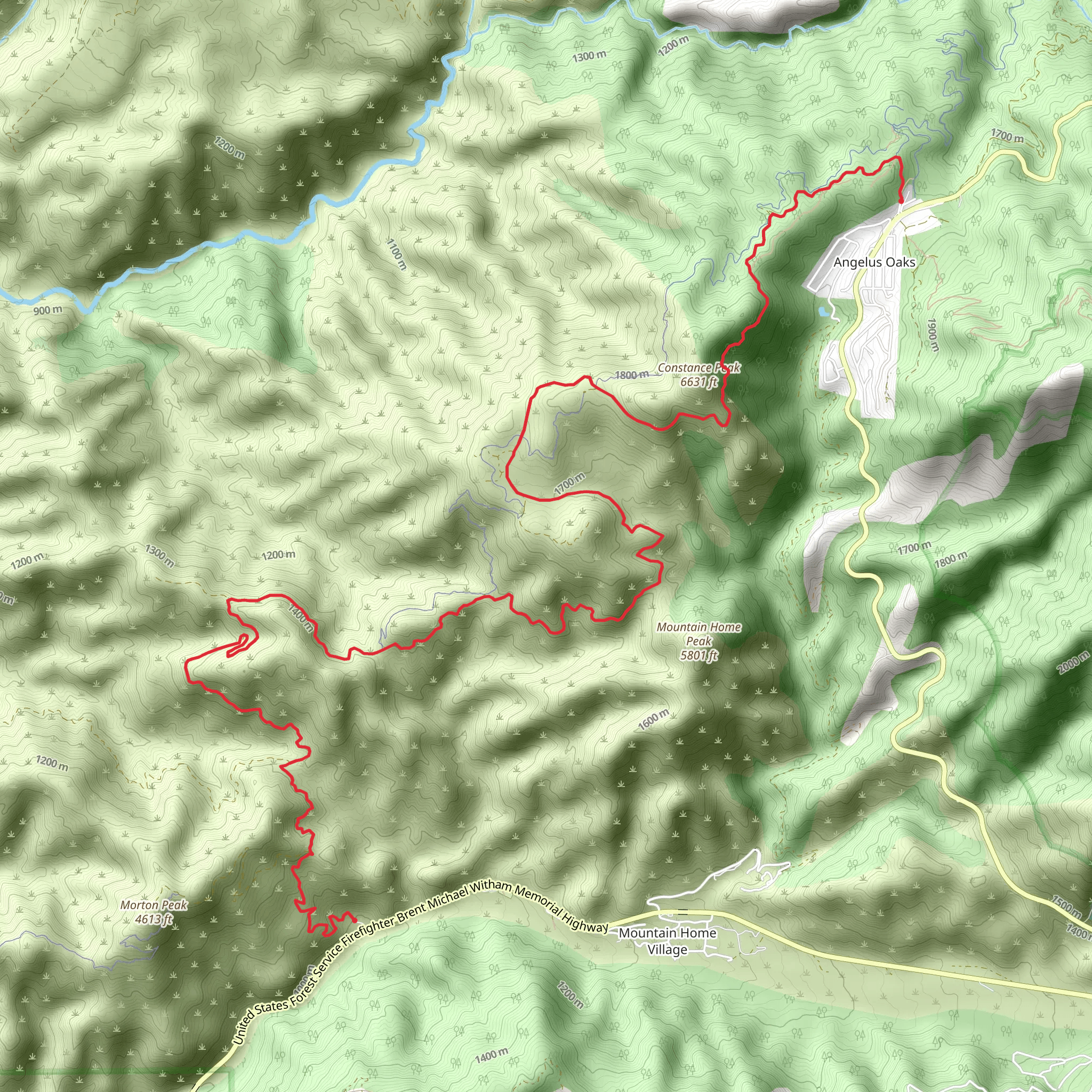Thomas Hunting Grounds Road mobile static map
