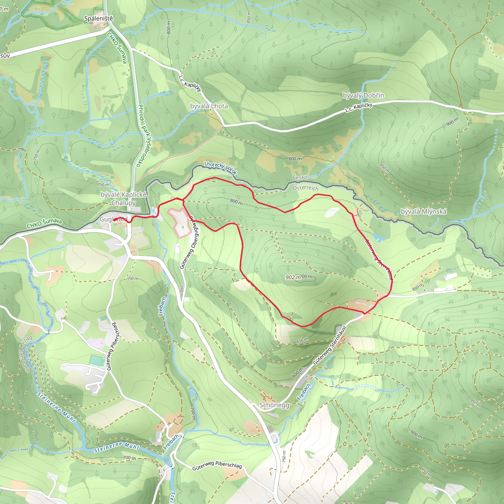 V4 Poimer Panorama Trail mobile static map