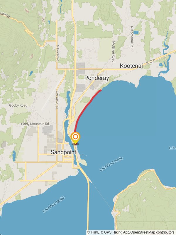 Pend d' Oreille Bay Trail