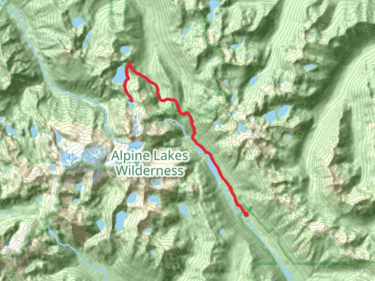 An image depicting the trail Jade Lake and Marmot Lake via Lake Clarice Trail and its surrounding area.