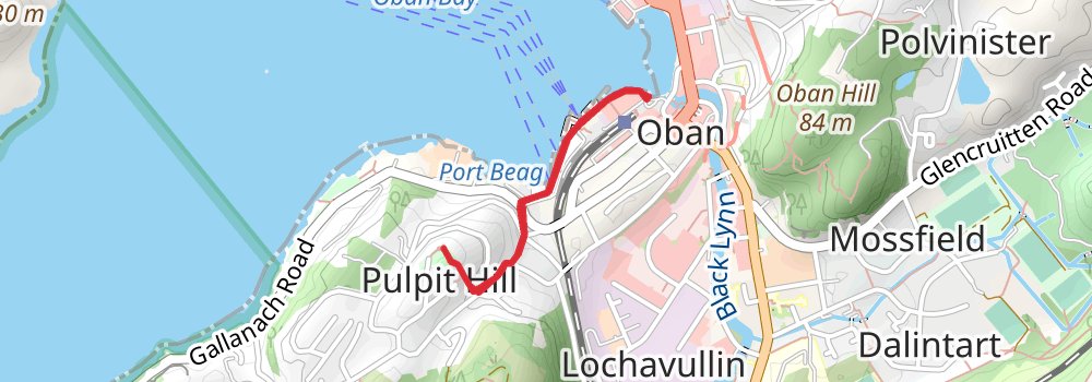 West Highland Line - Train and Hike 9-Day Gentle Tour (Hillwalk Tours) spur 2 Map