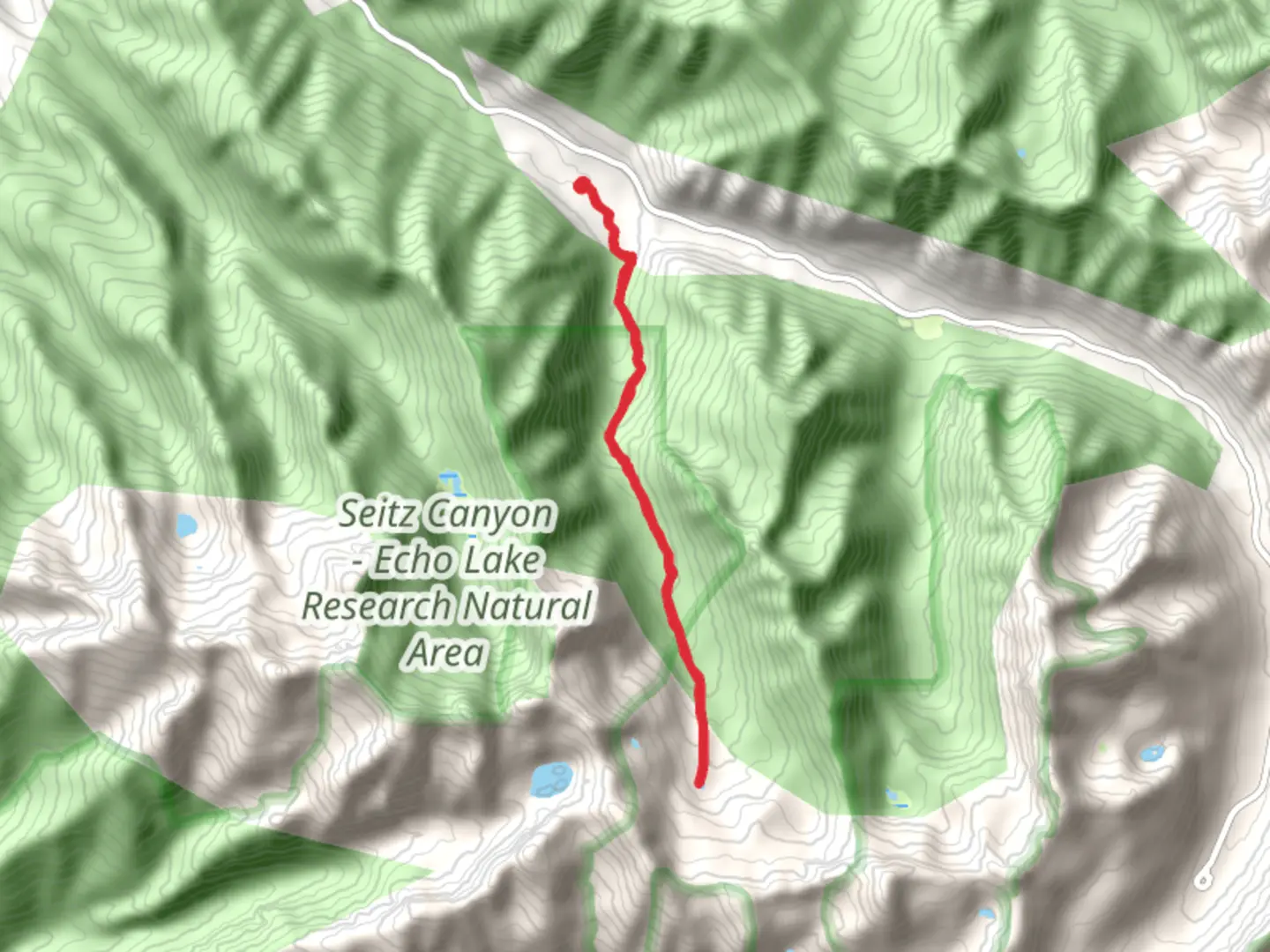 An image depicting the trail Right Fork Lamoille Trail and its surrounding area.
