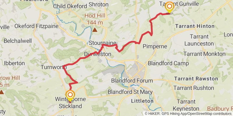 Jubilee Trail stage 6 Map