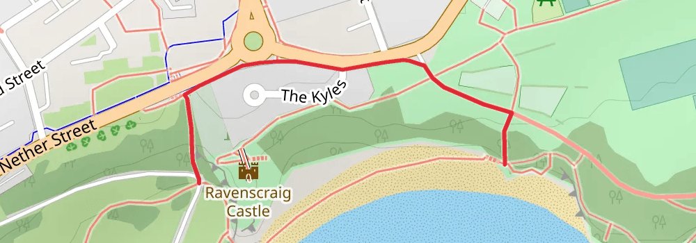 Fife Coastal Path 5-Day Challenging Tour (Hillwalk Tours) alt 2 Map