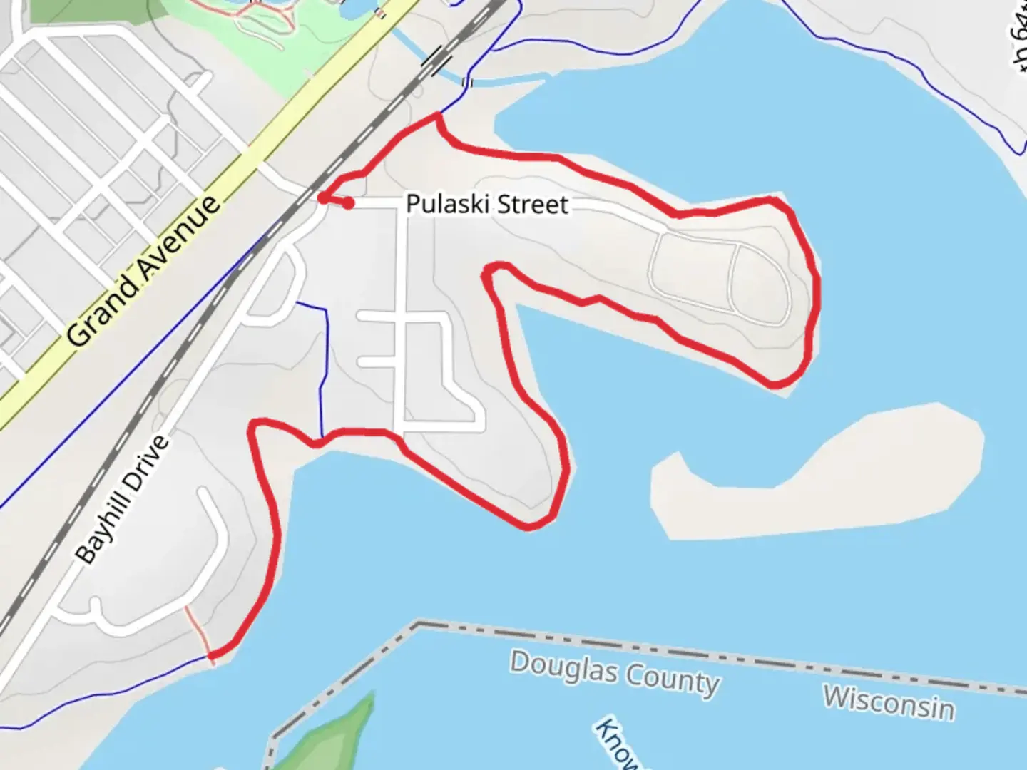 An image depicting the trail Kingsbury and Knowlton Creek and its surrounding area.