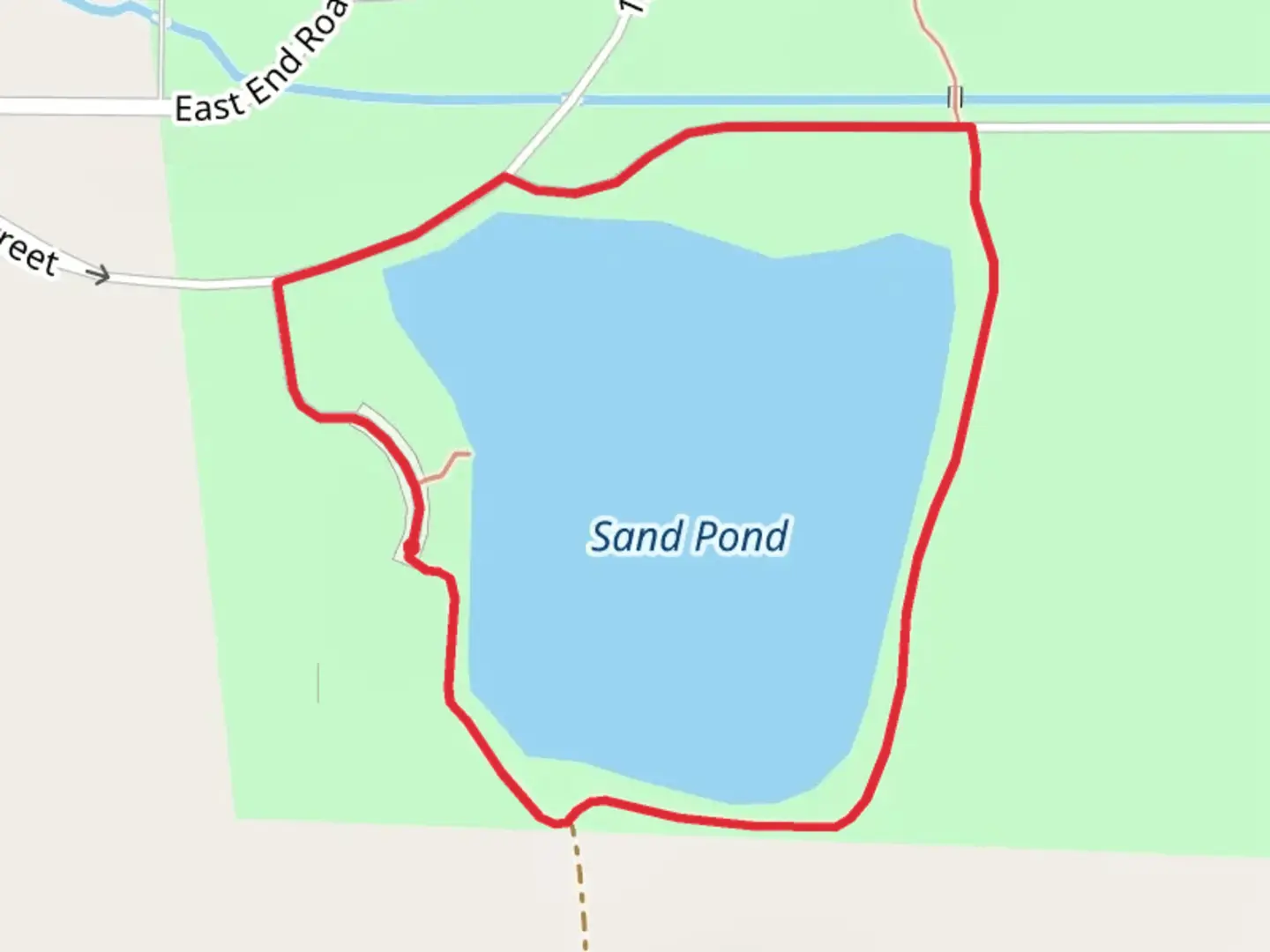 An image depicting the trail Salt Pond Loop and its surrounding area.