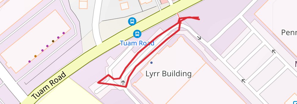 Mervue Business Park 3-Day Test Tour stage 2 Map