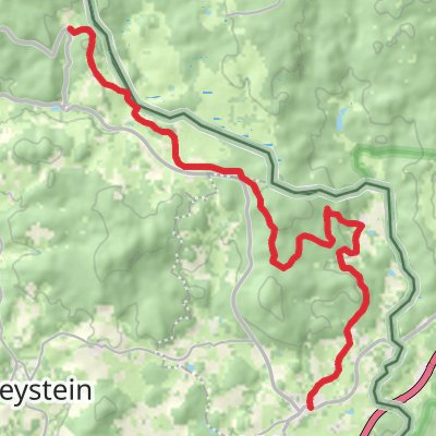 Waidhaus to Gehenhammer Walk mobile static map