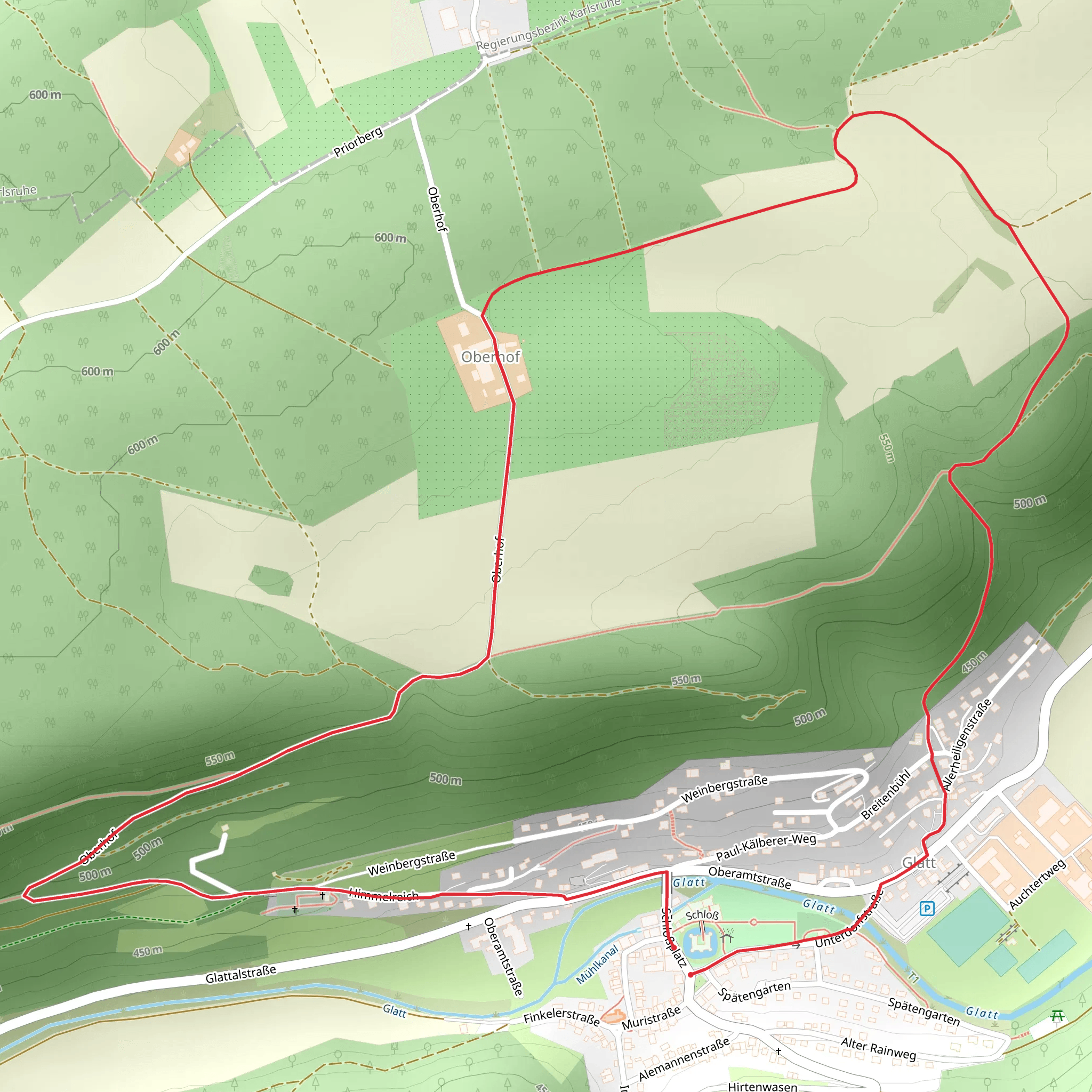 Glatt Loop mobile static map