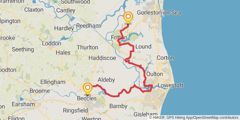 Angles Way stage 2 Map