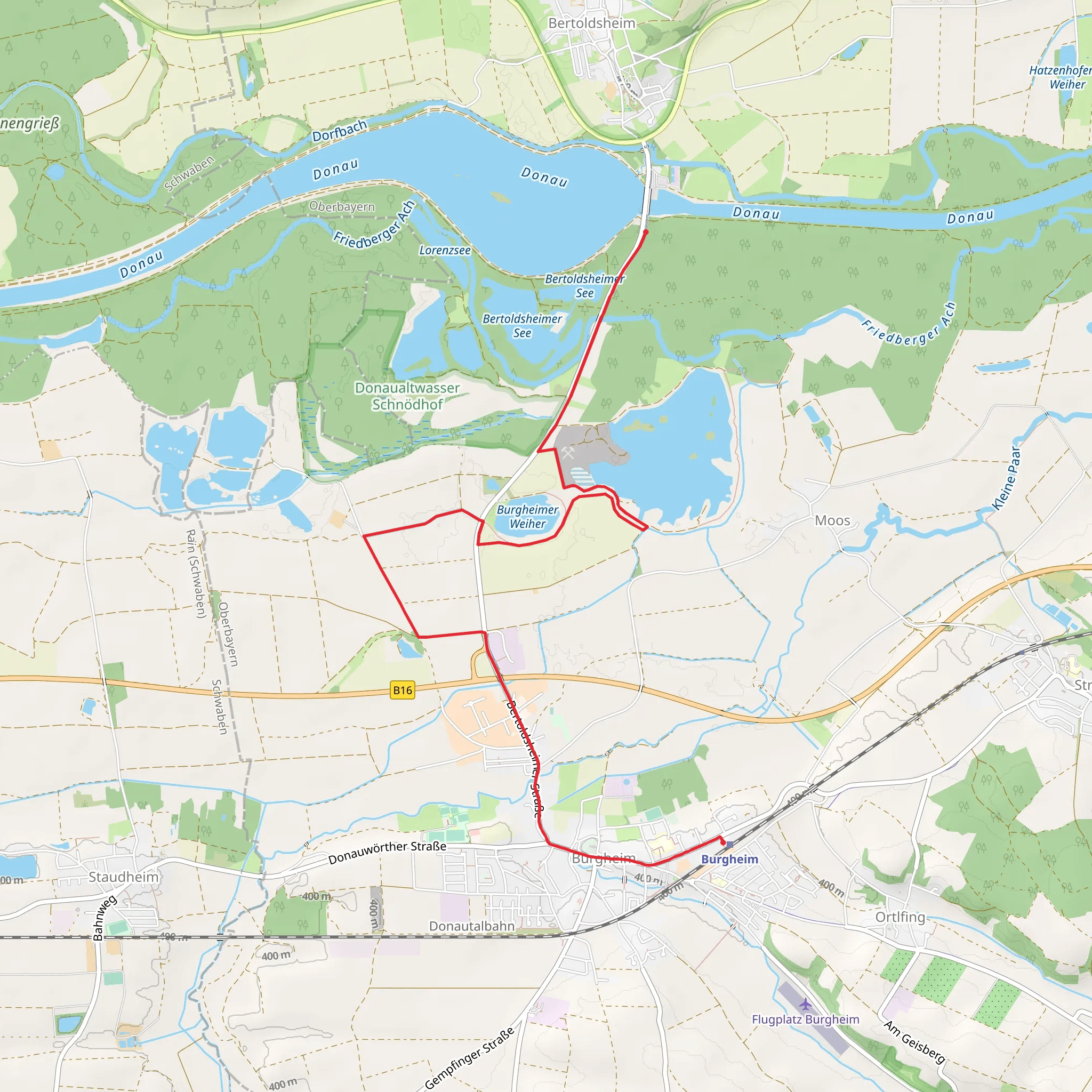 Burgheimer Weiher mobile static map