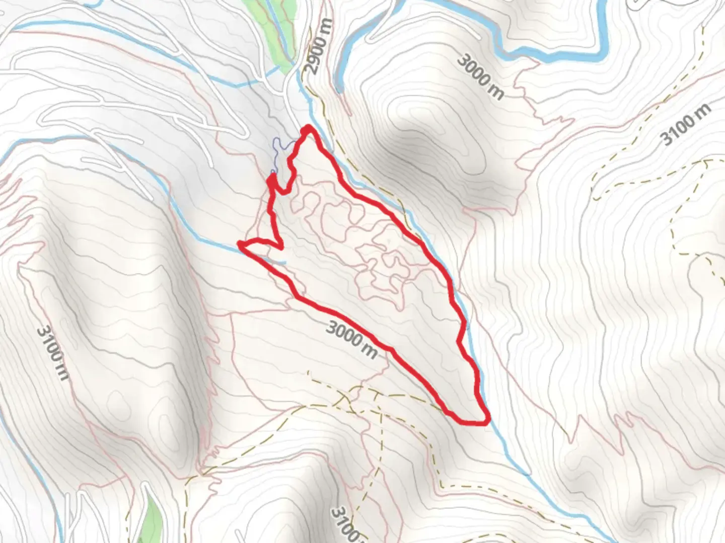An image depicting the trail Upper flume Trail, Gold Run Gulch Road and Tom's Baby Loop and its surrounding area.