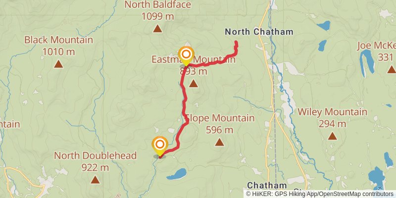 Slippery Brook Trail stage 2 Map