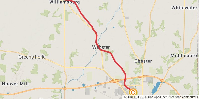 American Discovery Trail North Route stage 94 Map