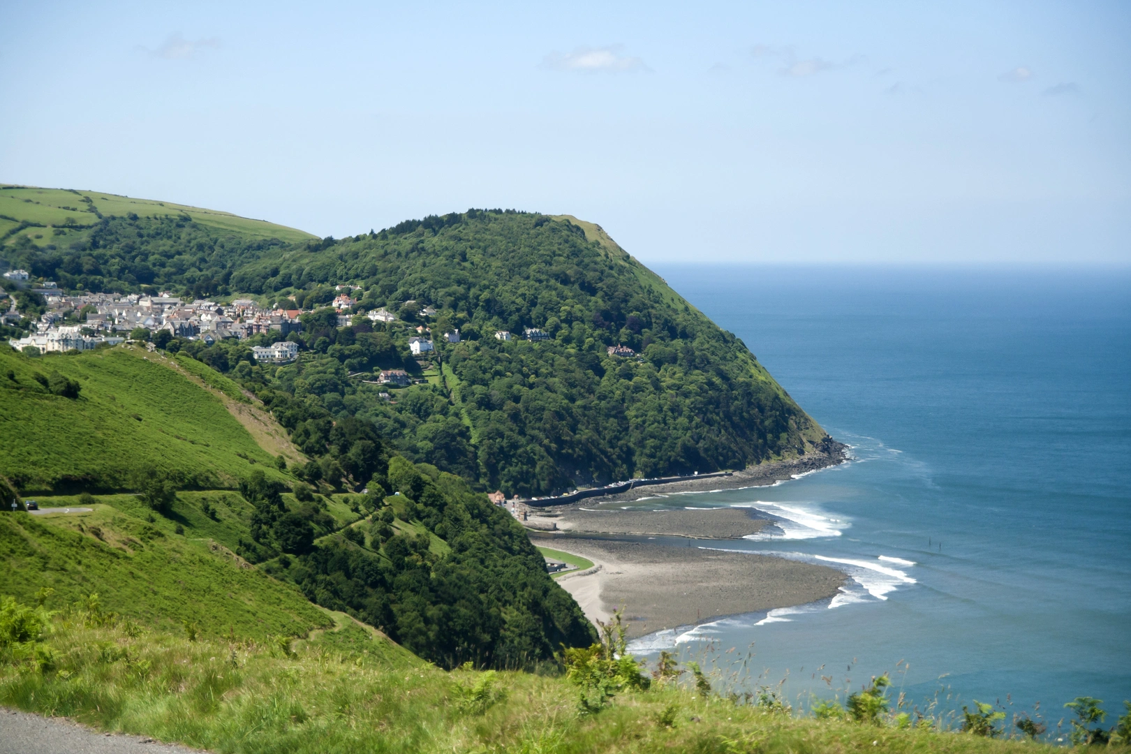An image depicting the trail Countisbury and Brendon and its surrounding area.