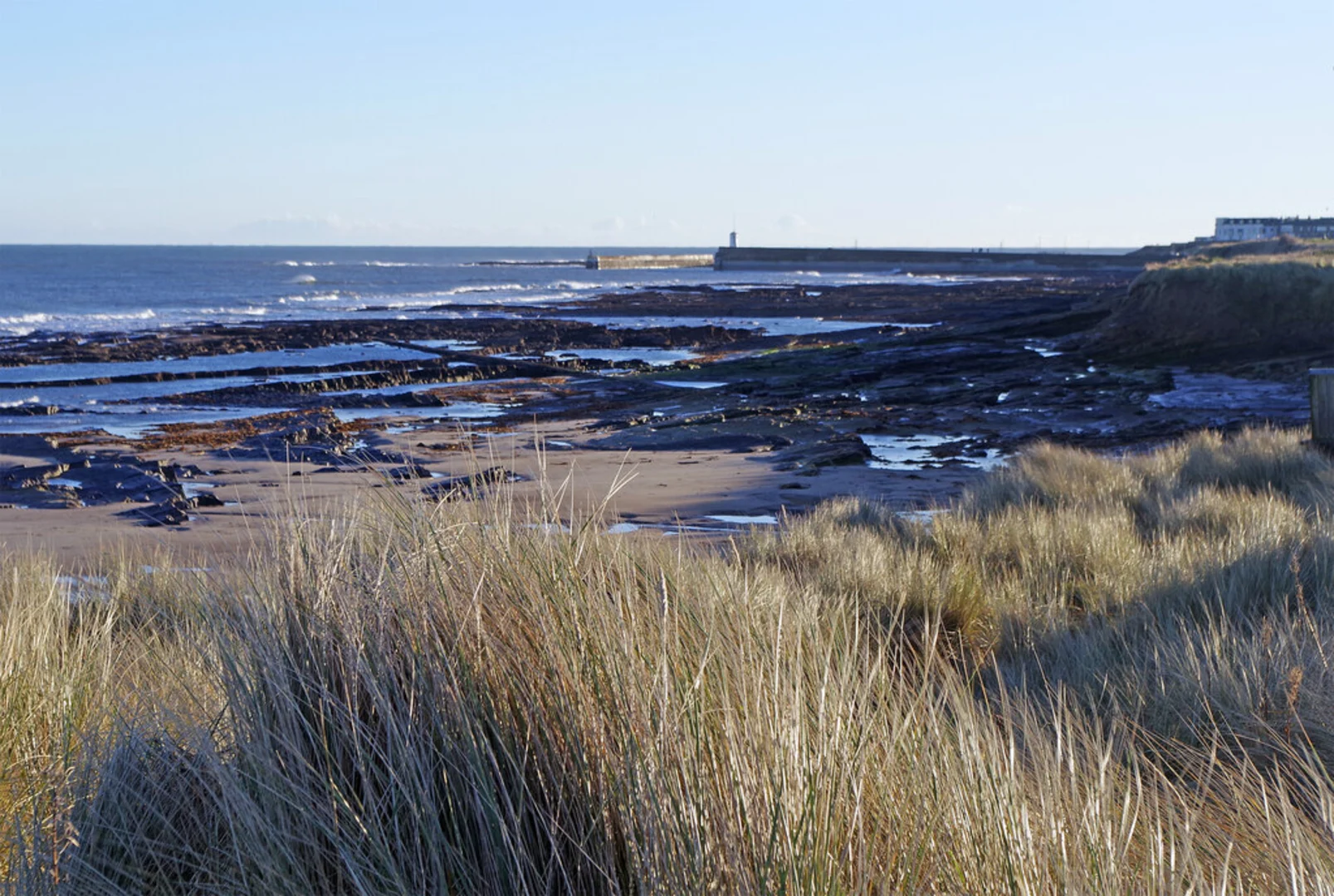 An image depicting the trail Seahouses to Bamburgh and its surrounding area.