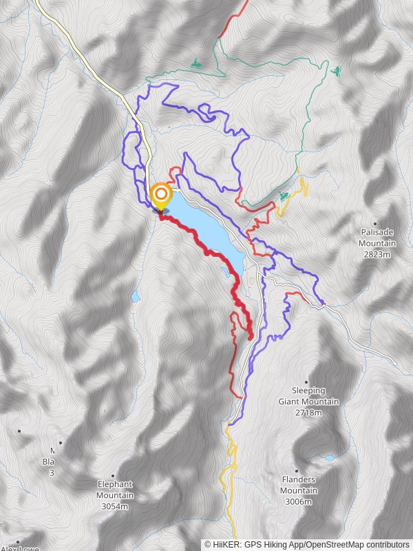 Hyalite Reservoir and Creek via Westshore Trail