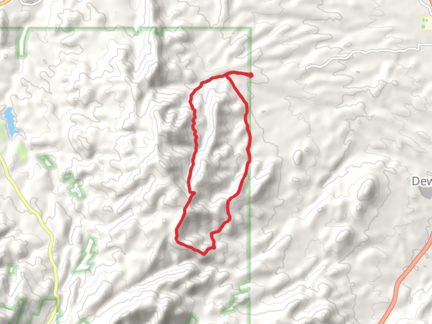 An image depicting the trail Nemo Spring via Charcoal Gulch Trail and its surrounding area.