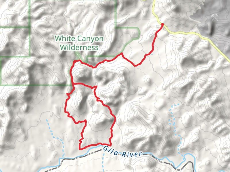 Old AZT, Grand Enchantment Trail and North Battle Axe Road Loop