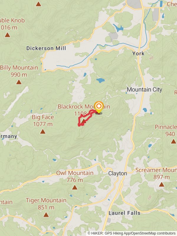 Blackrock Mountain - Tennessee Rock Loop Trail