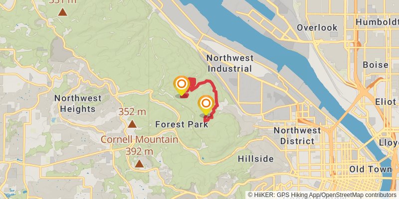 Wildwood Trail alt 1 Map