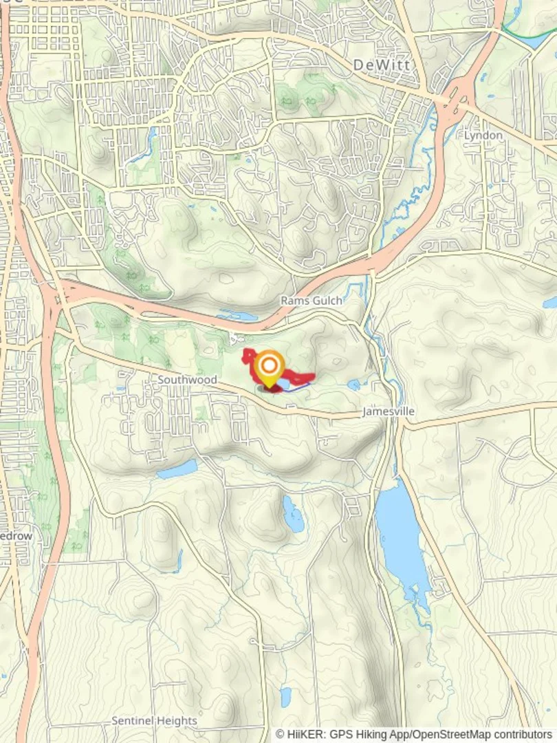 An image depicting the trail Glacier Lake and Dry Lake Loop Trail and its surrounding area.