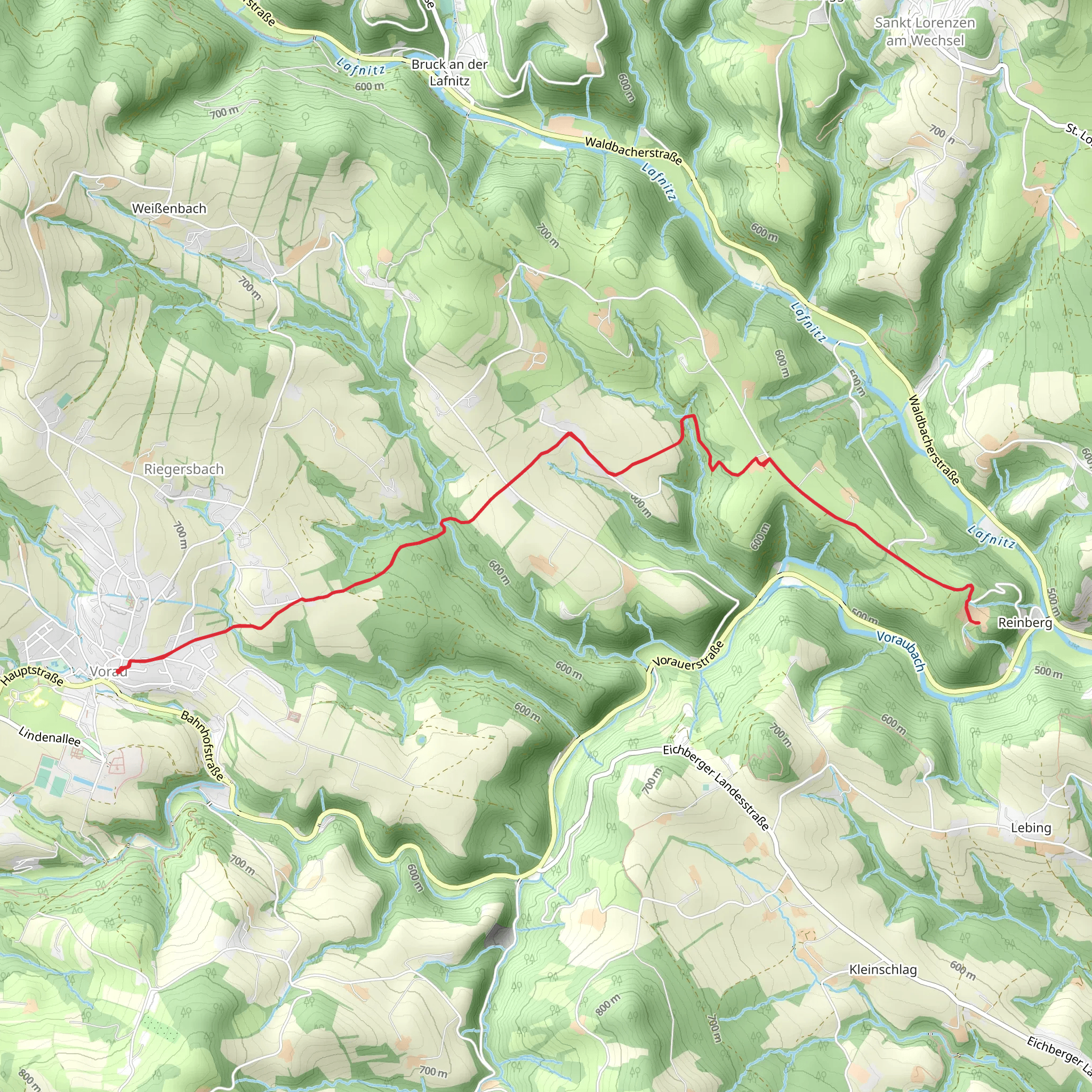 St Mark's Way mobile static map