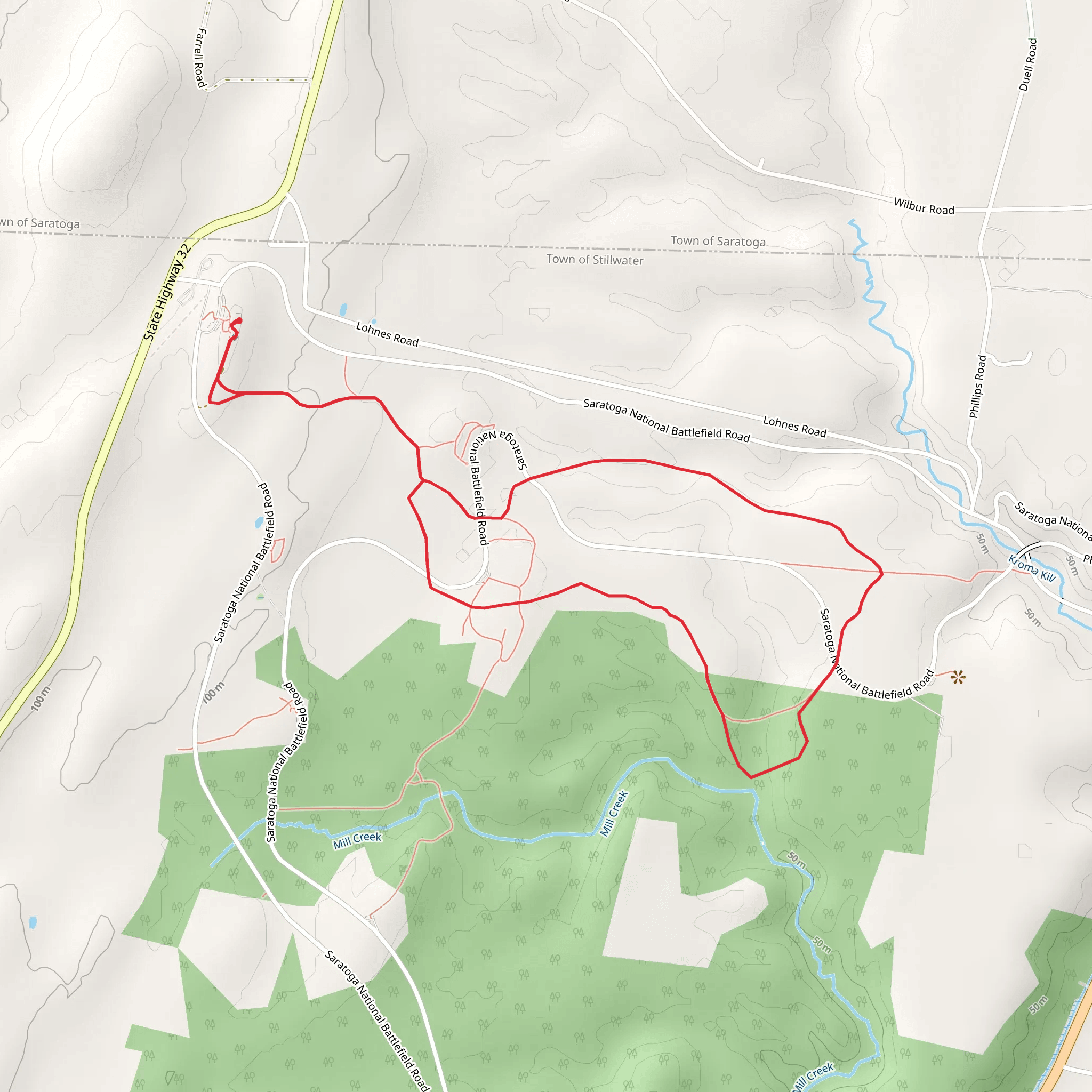 Wilkinson National Recreation Trail mobile static map